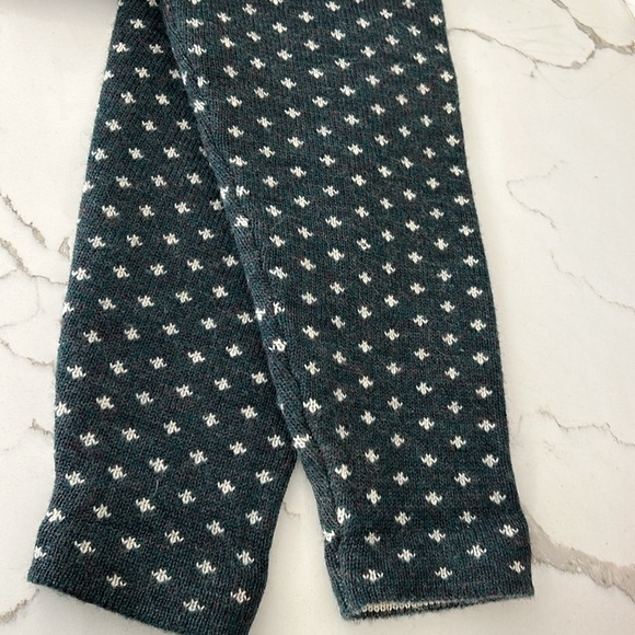 Lands End Knit Wool Fair Isle Full Zip Cardigan Sweater Large XLarge in Green - Picture 13 of 14